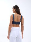 7131 KOT CROP-MAVİ resmi