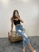 5998 KOT PANTOLON-MAVİ resmi