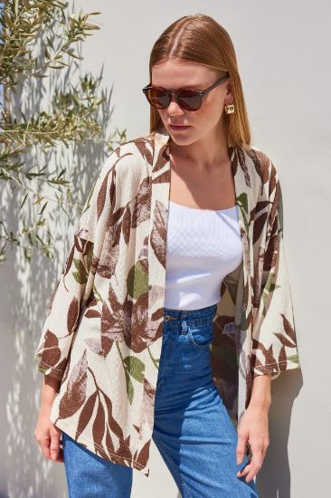 5862 Örme Kimono - Haki resmi
