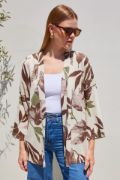5862 Örme Kimono - Haki resmi