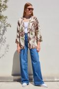 5862 Örme Kimono - Haki resmi