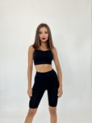 13152 FİTİLLİ ŞORT-SİYAH resmi