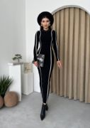 Ribbon Triko Elbise resmi