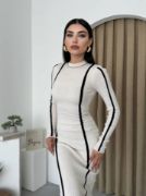Ribbon Triko Elbise resmi