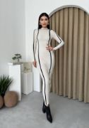Ribbon Triko Elbise resmi