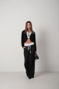 Biyeli Crop Triko Hırka resmi