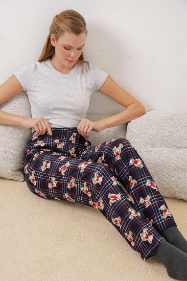 4323 Desenli Pijama Altı - Lacivert resmi