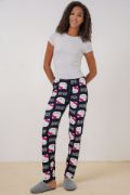 4323 Desenli Pijama Altı - A.Lacivert resmi