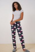 4323 Desenli Pijama Altı - A.Lacivert resmi