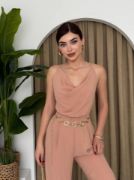 Darcy Sırt Dekolteli Tulum resmi