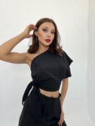4643 BLUZ-SİYAH resmi