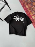 Erkek Baskılı Oversize T-shirt - Siyah resmi