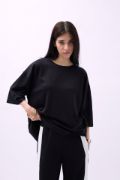 Bisiklet Yaka Oversize T-Shirt resmi