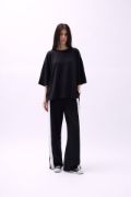 Bisiklet Yaka Oversize T-Shirt resmi