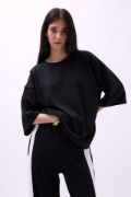 Bisiklet Yaka Oversize T-Shirt resmi