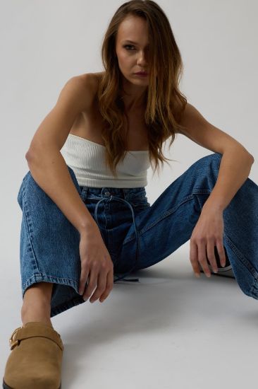 Biye Detay Straight Jean resmi