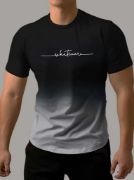 Erkek Kısa Kollu Bisiklet Yaka Baskılı Süprem T-shirt resmi