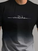Erkek Kısa Kollu Bisiklet Yaka Baskılı Süprem T-shirt resmi