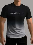 Erkek Kısa Kollu Bisiklet Yaka Baskılı Süprem T-shirt resmi