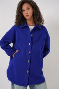 0674 Cepli Oversize Gömlek - Saks resmi