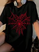 Baskılı T-shirt - Siyah resmi