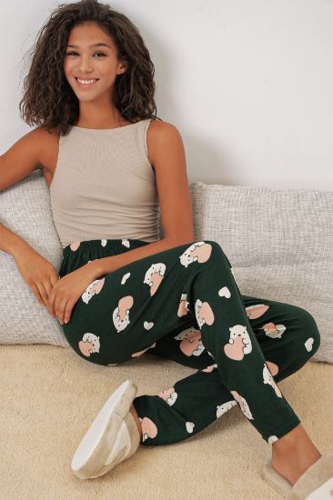 4323 Desenli Pijama Altı - Y.Zümrüt resmi
