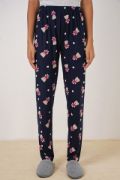 4323 Desenli Pijama Altı - L. Lacivert resmi