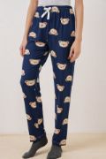 4323 Desenli Pijama Altı - F.Lacivert resmi