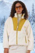 5194 Peluş Mont Ceket - Hardal resmi