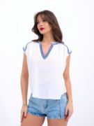 7162 BLUZ-BEYAZ resmi