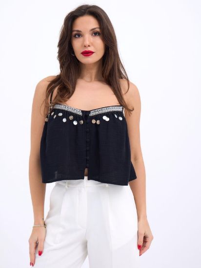 6989 BLUZ-SİYAH resmi
