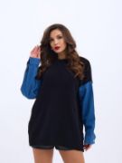 7281 TRİKO KOT-SİYAH resmi