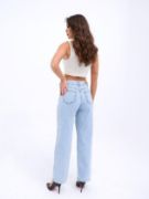 6491 DENİM WIDE LEG-AÇIK MAVİ resmi