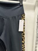 Kadın Full Likralı Mikro Dalgıç Kumaş Leopar Desenli Yüksek Bel Tayt resmi