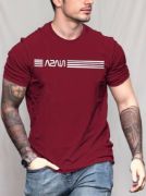 Erkek Kısa Kollu Nasa Baskı Basic Erkek T-shirt resmi