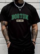Erkek Boston Baskılı Süprem T-shirt resmi