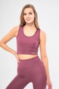 Kolsuz Sporcu Baskılı Crop - Pembe resmi