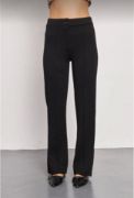 Siyah Palazzo Pantolon Oversize Kesim - Siyah resmi