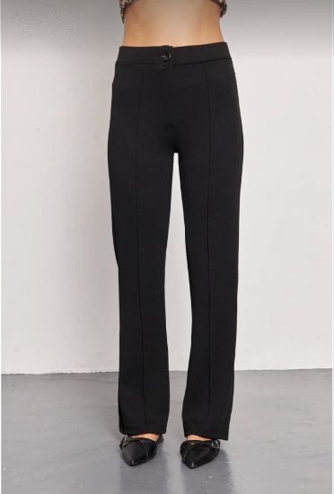 Siyah Palazzo Pantolon Oversize Kesim - Siyah resmi