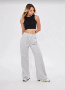 İki Iplik Bol Paça Eşofman Pantalon - Gri resmi
