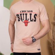 Erkek Kısa Kollu Chicago Bulls Baskılı Tişört resmi