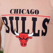 Erkek Kısa Kollu Chicago Bulls Baskılı Tişört resmi