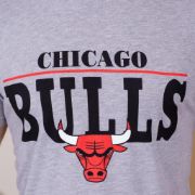 Erkek Kısa Kollu Chicago Bulls Baskılı Tişört resmi