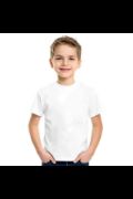 Çocuk Unisex Kapüşonlu Özel Tasarım Basic Tshirt - Beyaz resmi