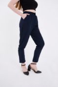 Tam Kalıp Basic Eşofman Pantolon - Lacivert resmi