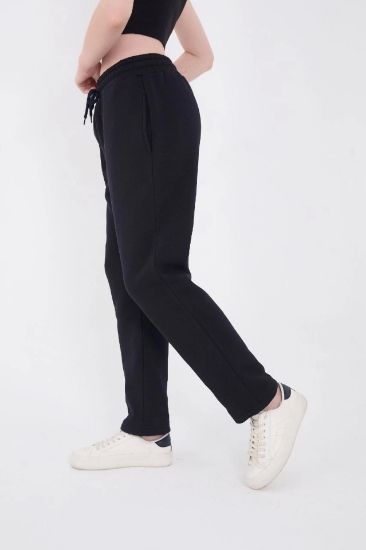 Unisex Üç İplik Basic Eşofman Pantolon - Lacivert resmi