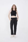 Unisex Üç İplik Basic Eşofman Pantolon - Antrasit resmi