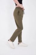 Unisex Üç İplik Basic Eşofman Pantolon - Hakİ resmi