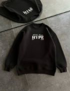 Üç İplik Bisiklet Yaka Baskılı SweatShirt - Siyah resmi