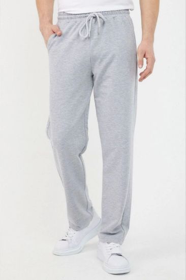 Üç İplik Basic Eşofman Pantolon - Gri resmi